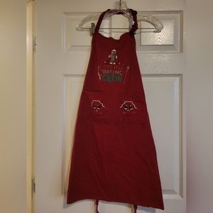 Holiday baking apron